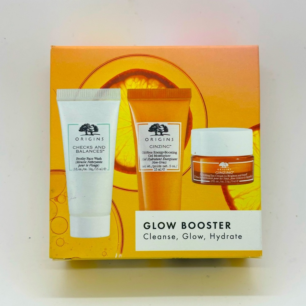 Origins Glow Booster Cleanse, Glow, Hydrate Set